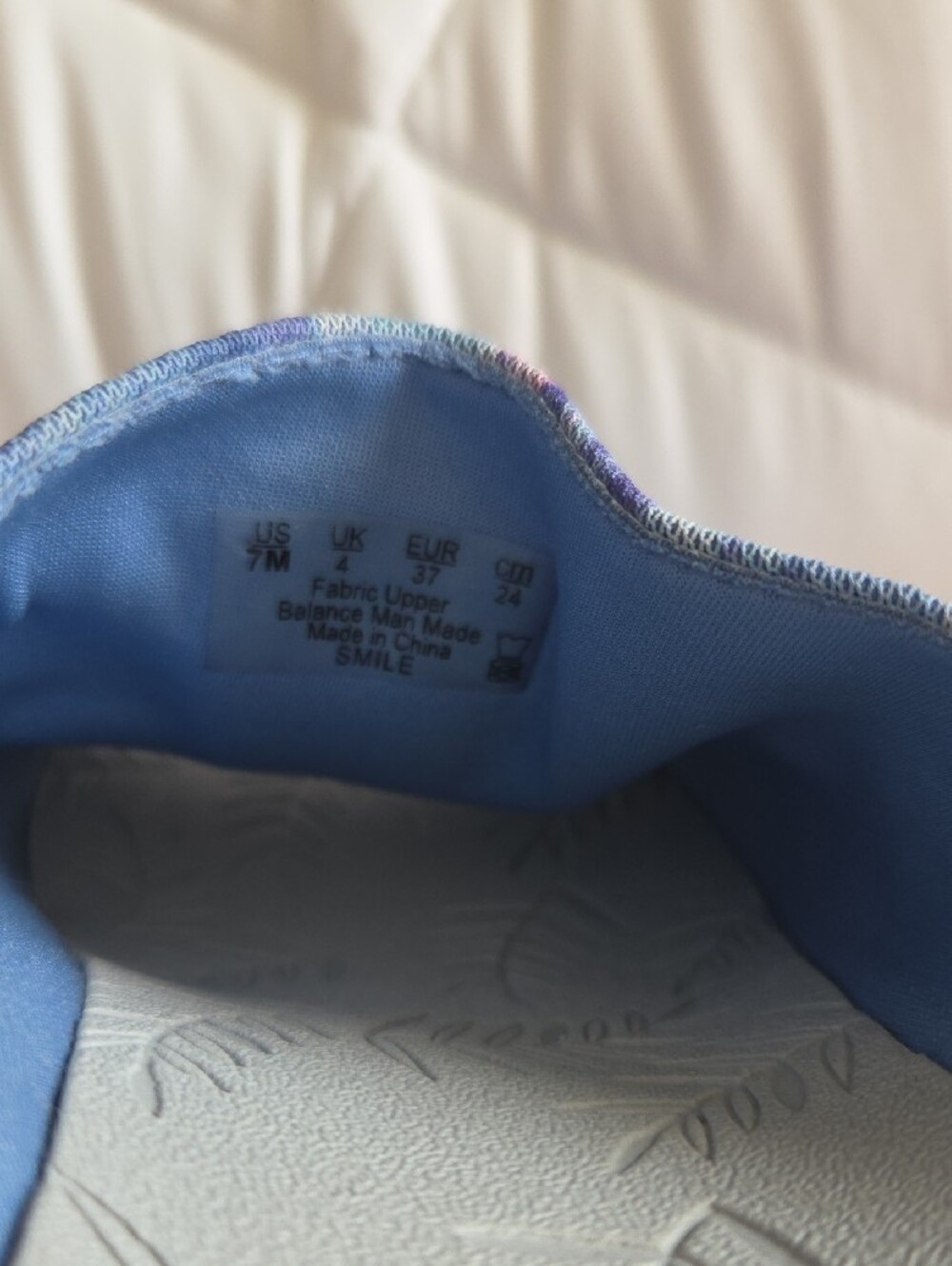 Bzees Lavender Tie-Dye Knot Slide Sandals - Picture 5 of 6